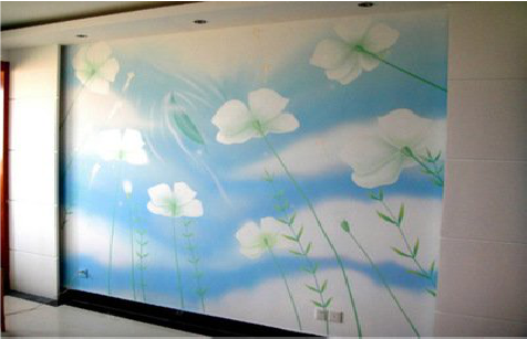 三明画墙绘怎么画好白云的蓬松感？