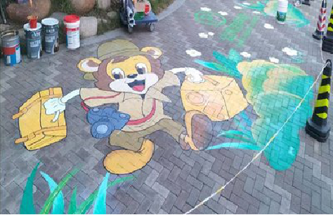 三明夏季画地面彩绘会遇到的问题