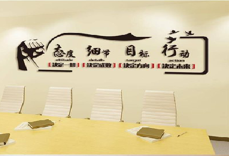 三明企业文化墙主要展示什么？