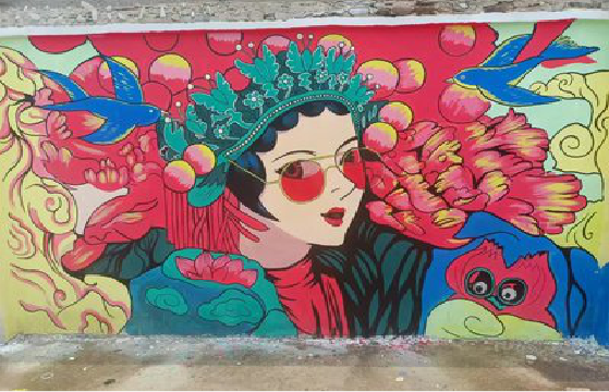 三明墙体彩绘-网红墙