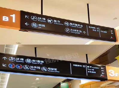 三明如何通过商场标识牌引导客流分布？